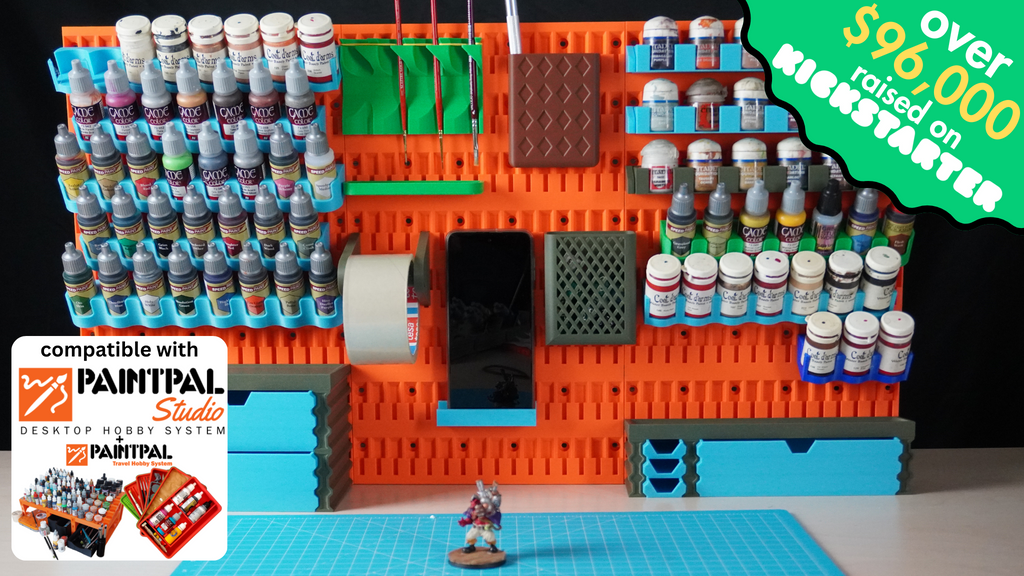 Wall Workshop Backboards – Modular Hobby Wall Standard Panels (Made to Order)